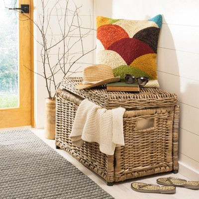 happimess Elijah 30" Wicker Storage Trunk, Natural | Target