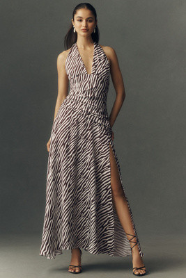 Bardot Oskar Halter-Neck Maxi Dress | Anthropologie (US)