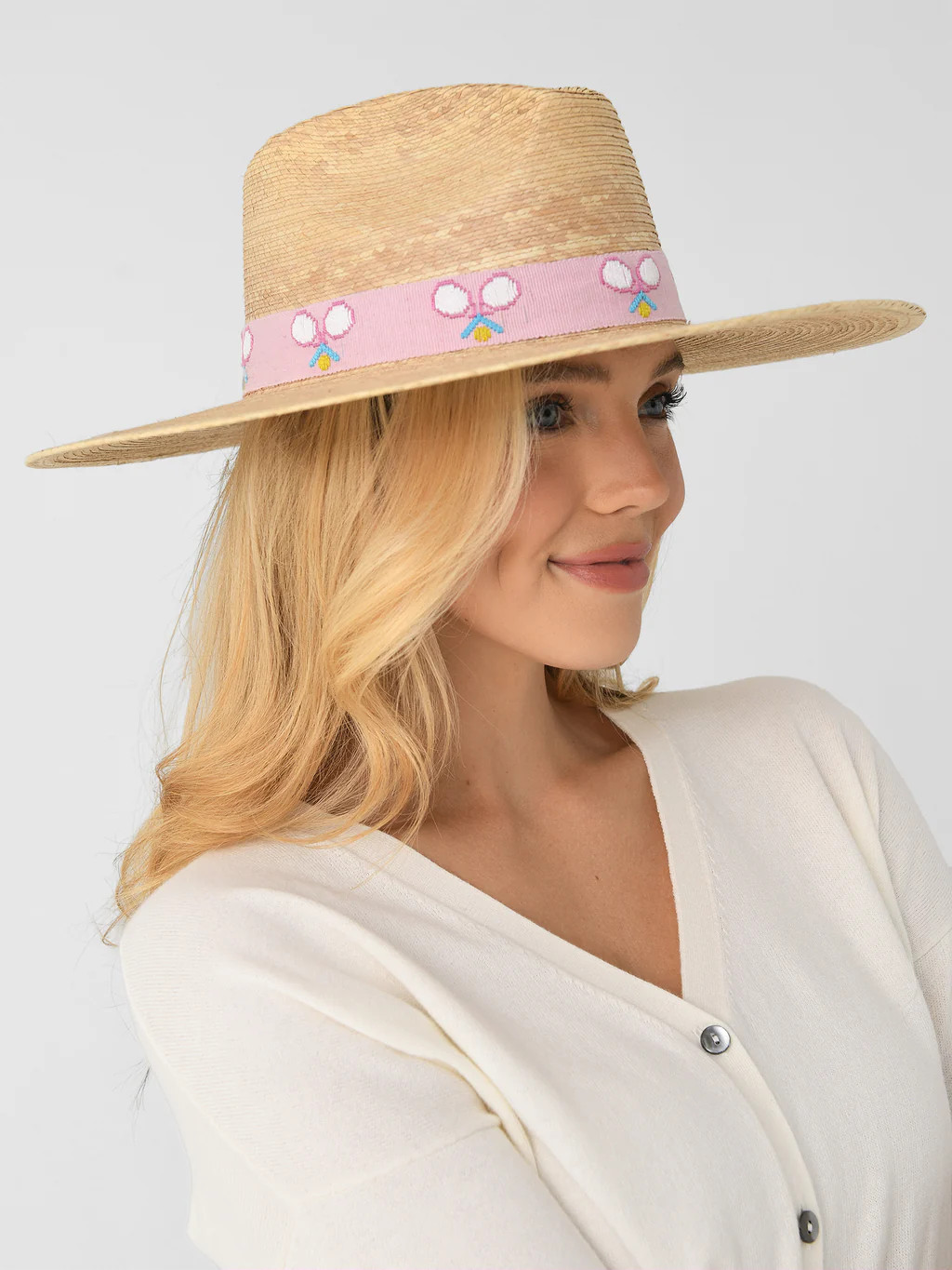 Sunshine Tienda Women's Tennis Racket Palm Hat | Saint Bernard