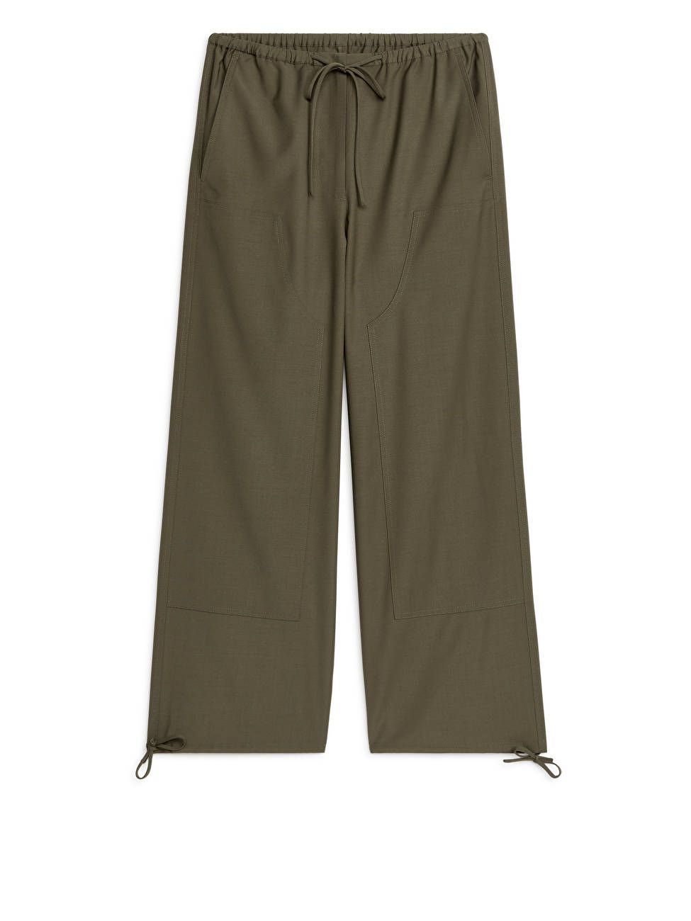 Wool Twill Cargo Trousers | ARKET (US&UK)