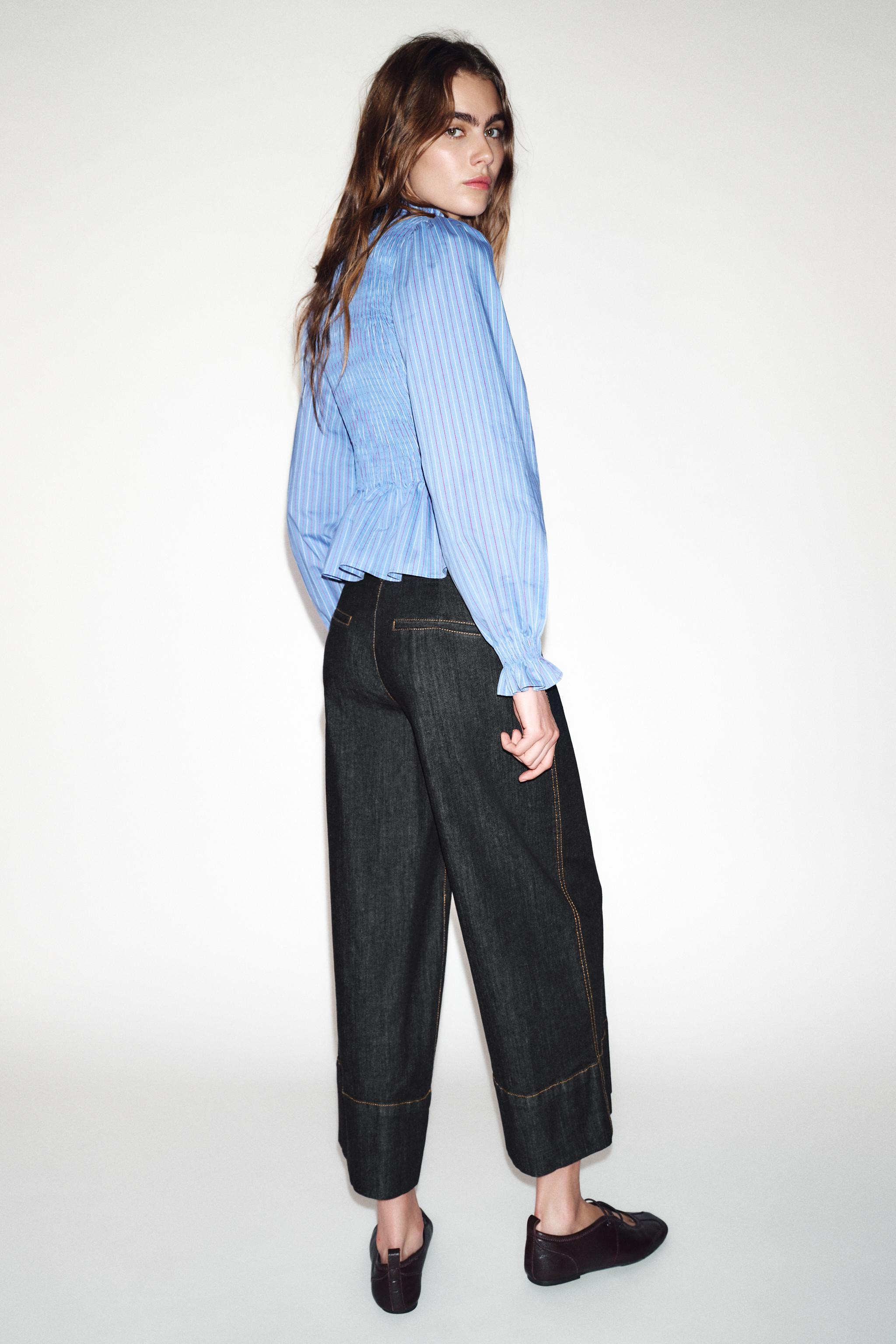 Z1975 CULOTTES DENIM TROUSERS | Zara DE