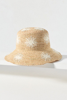 San Diego Hat Co. Floral Embroidered Bucket Hat | Anthropologie (US)