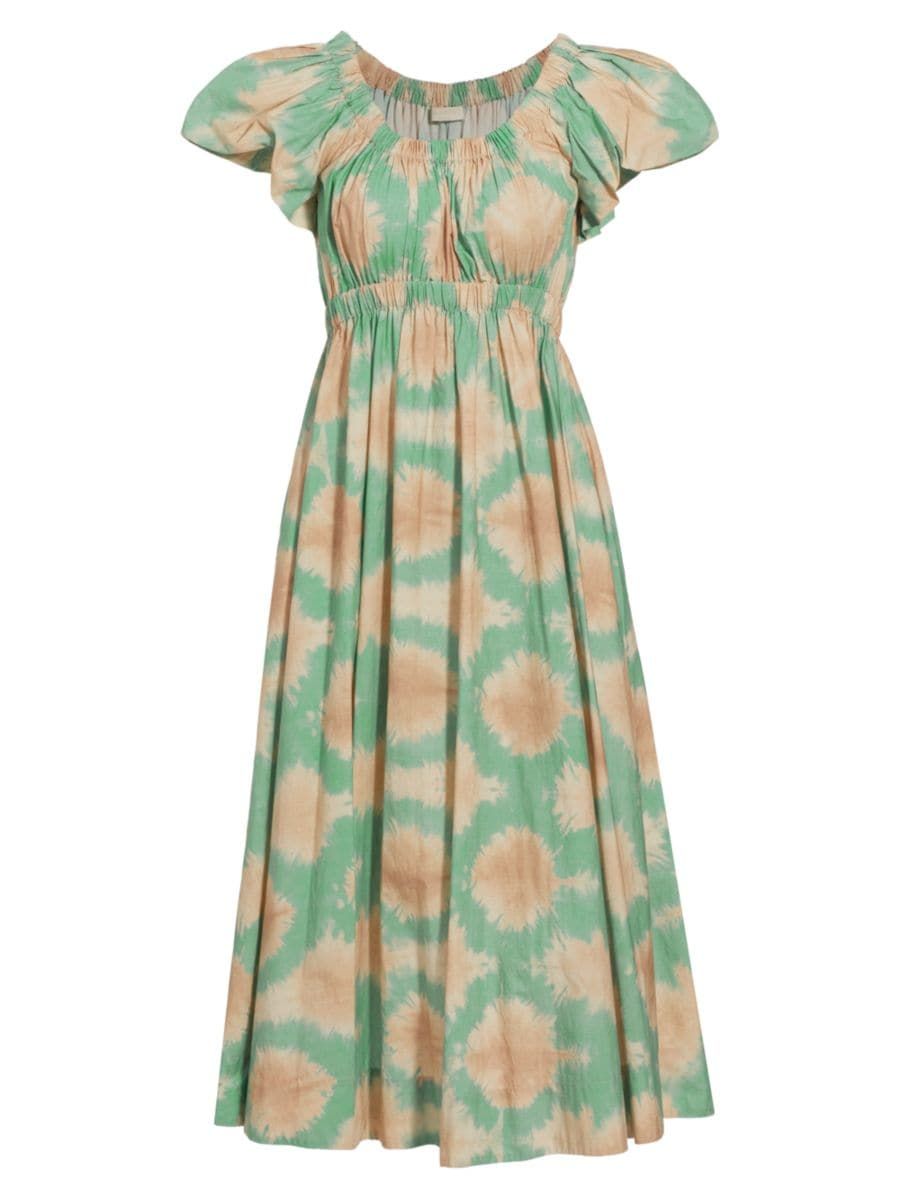 Nanette Tie-Dye Midi-Dress | Saks Fifth Avenue