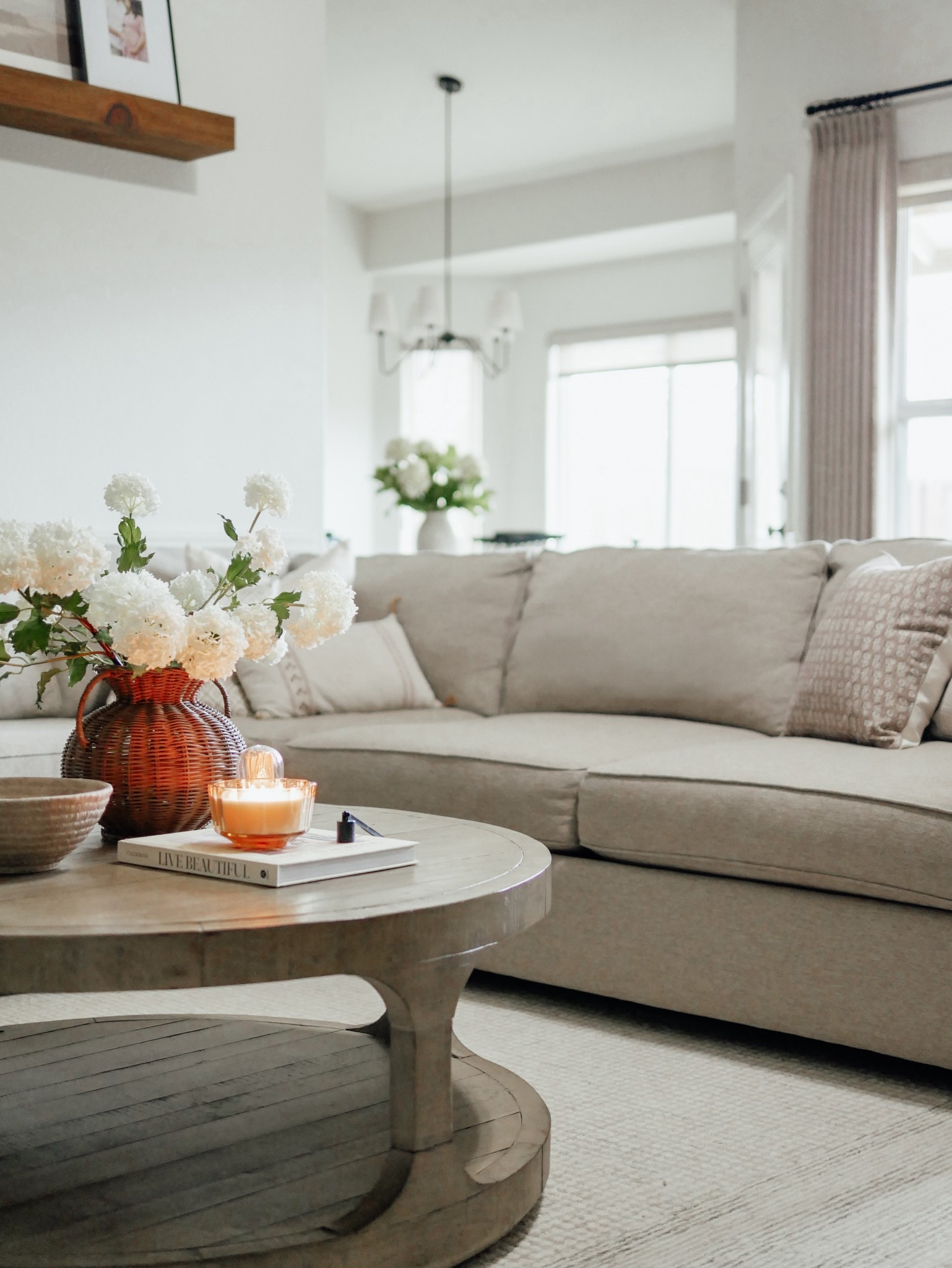 FAQ: where are your couch and coffee table from?

They’re both from Macy’s but no longer sold. I finally found a similar coffee table also from Macy’s  

Couch details: Julian Sectional - Maxwell pattern (color linen).


