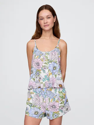 Linen-Blend Swing Cami | Gap (CA)