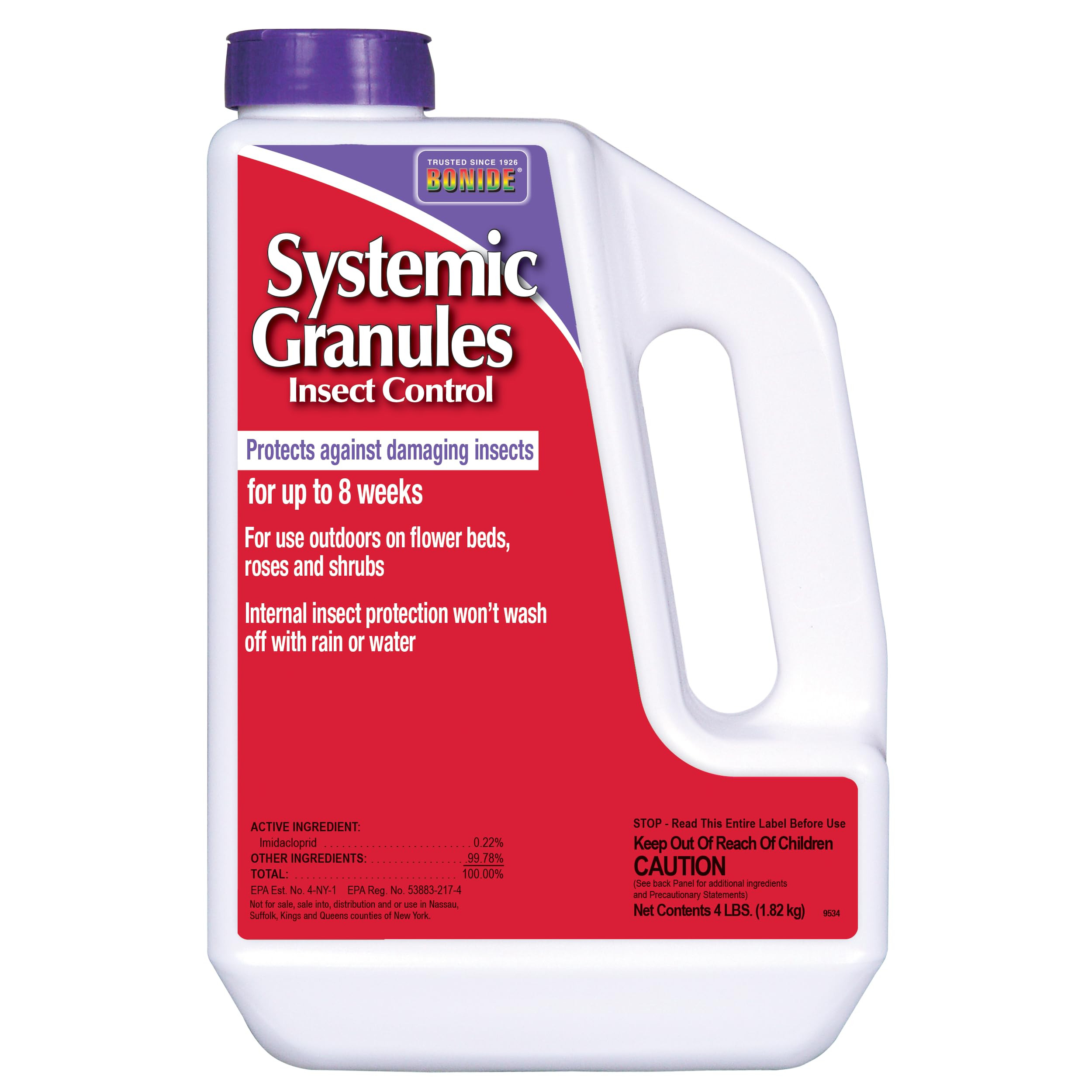 Bonide Insect Control Systemic Granules, 4 lbs. Ready-to-Use Water Resistant Long Lasting Protect... | Amazon (US)