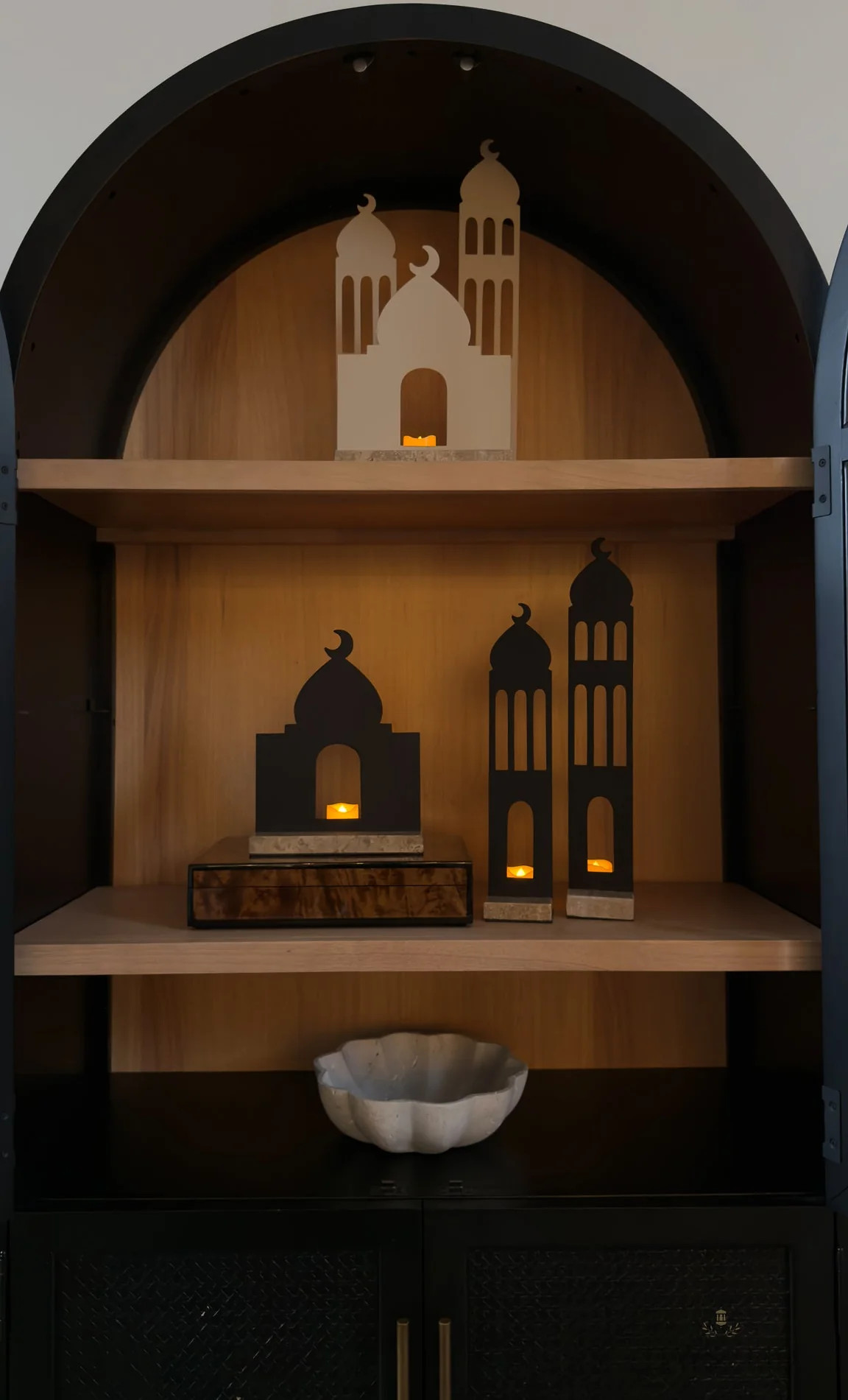 Masjid Skyline - Travertine | Days of Eid