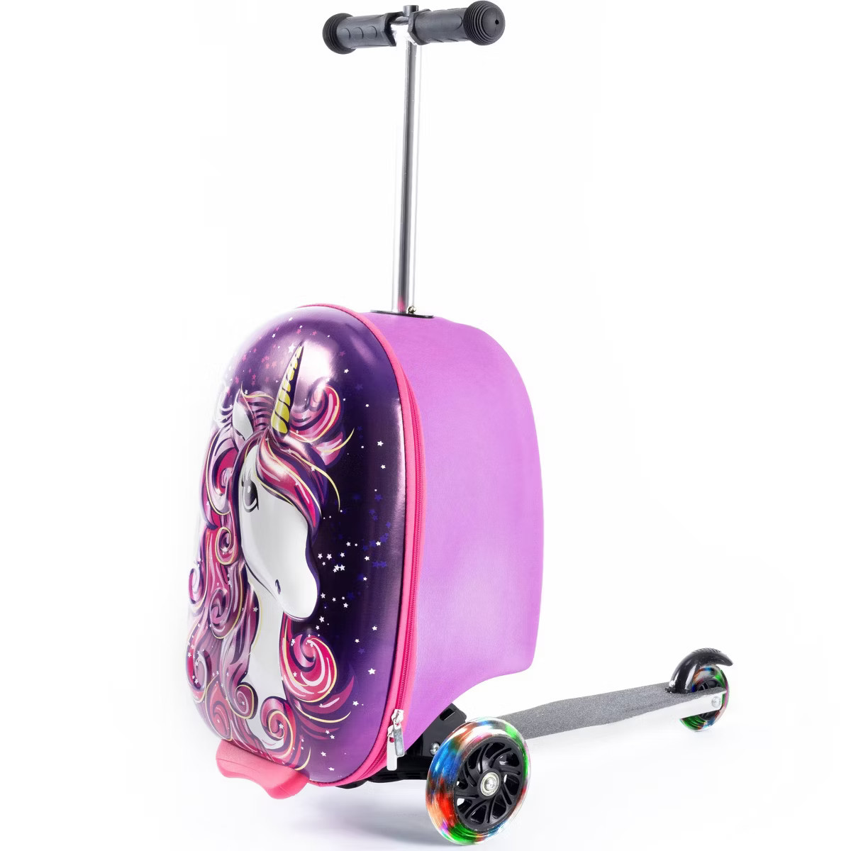 Kiddietotes Kids' Hardside Carry On Suitcase Scooter | Target