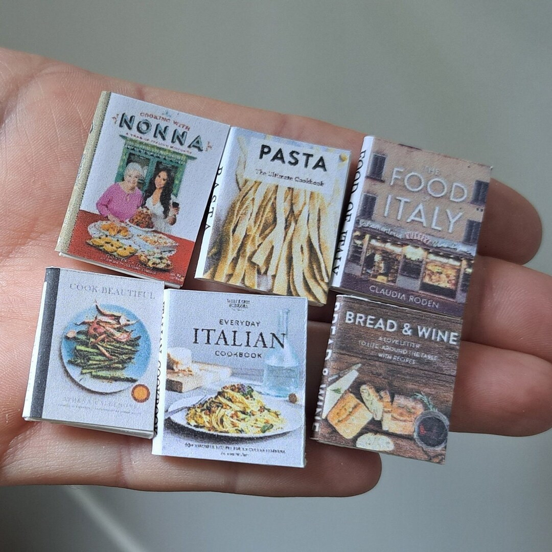 Miniature Dollhouse Cook Books 1:12 - Etsy | Etsy (US)