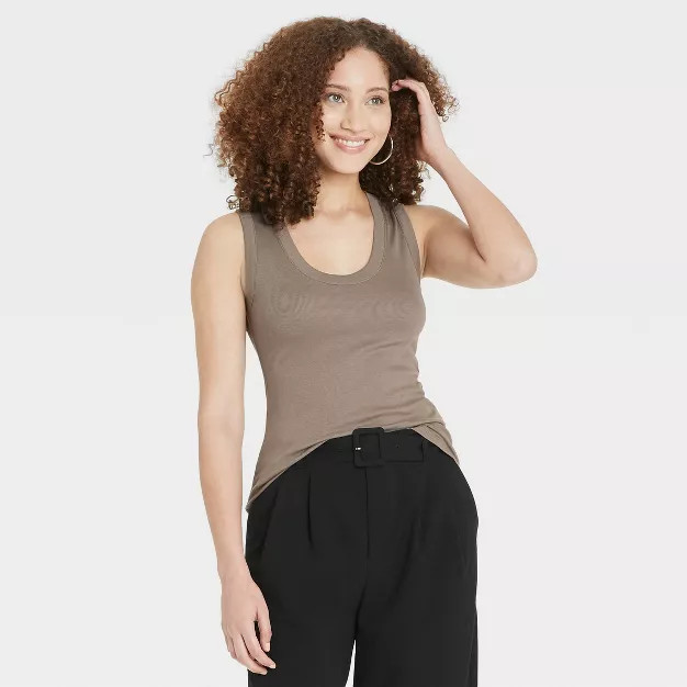 Women's Slim Fit Tank Top - A New Day™ | Target