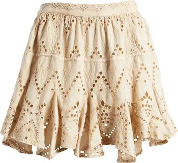 Serenity Eyelet Mini Skort | Nordstrom