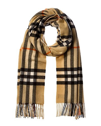 Wide Check Cashmere Scarf | Gilt & Gilt City