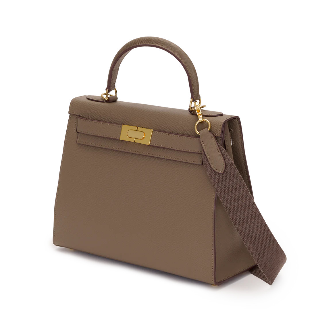 Supersize Evie Leather Bag Mocha | Lily and Bean