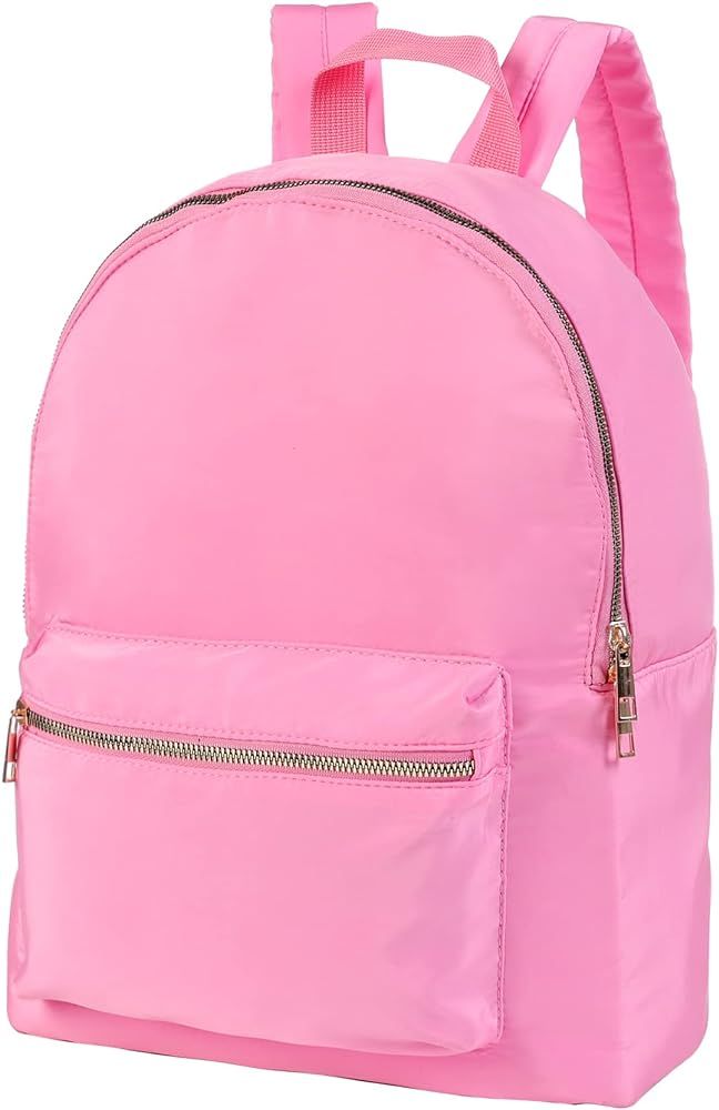 wonshia Backpack, preppy backpack for school Lightweight Water Resistant Casual Nylon Backpack fo... | Amazon (US)