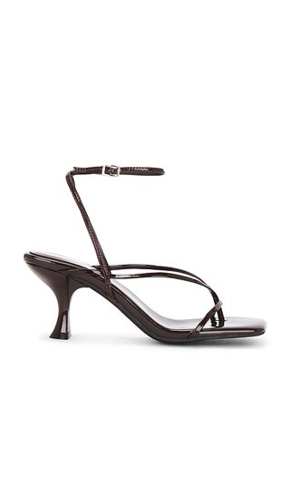 Fluxx Sandal in Brown Patent | Revolve Clothing (Global)