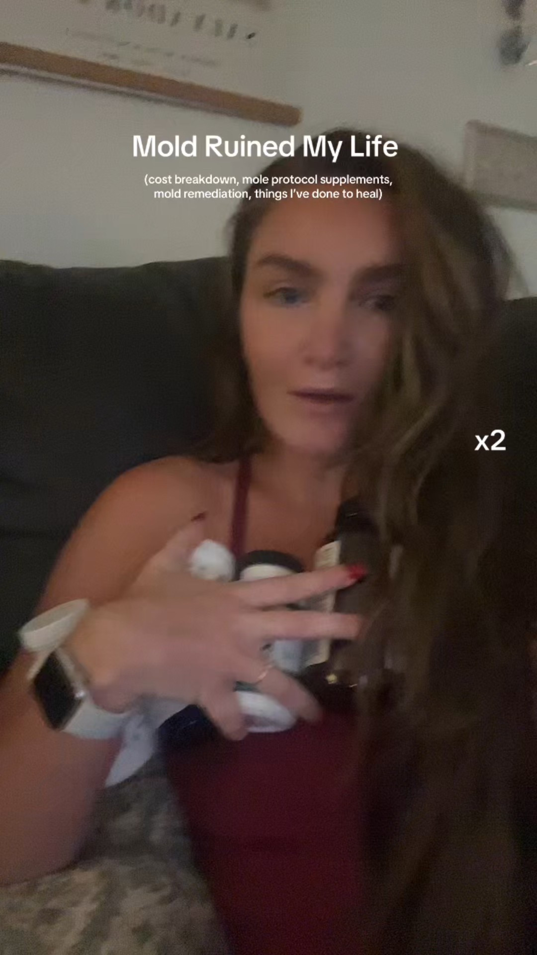 mold protocol that my holistic doctor has me on to detox from mold!!!

Vitamin C - two capsules twice daily 
GI Binder - once daily one hour away from any other meds or food
detox - 2 with every meal (up to 3x daily)
probiotic - 1 daily 
NAC - 2 daily 