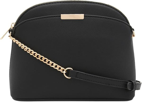 Saffiano Small Dome Crossbody bag with Chain Strap | Amazon (US)