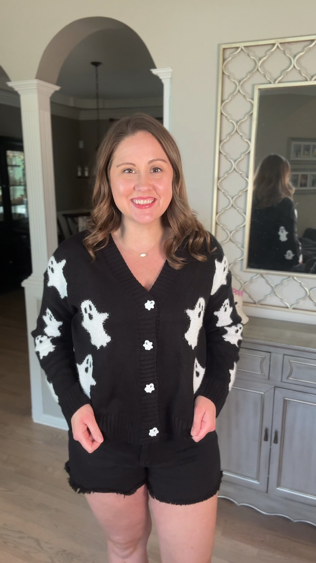 👻✨ This ghost sweater might just be the cutest thing ever—and it’s only $30!! The little details make it 😍 … subtle metallic threads on the ghost + the sweetest ghost buttons! Obsessed is an understatement. 🖤

Would you wear this spooky-cute look all October long? 🎃🕸️

#LTKFinds #FallFashion #HalloweenStyle #GhostSweater #TargetStyle #HalloweenFit 

#LTKSeasonal #LTKFindsUnder50 #LTKStyleTip