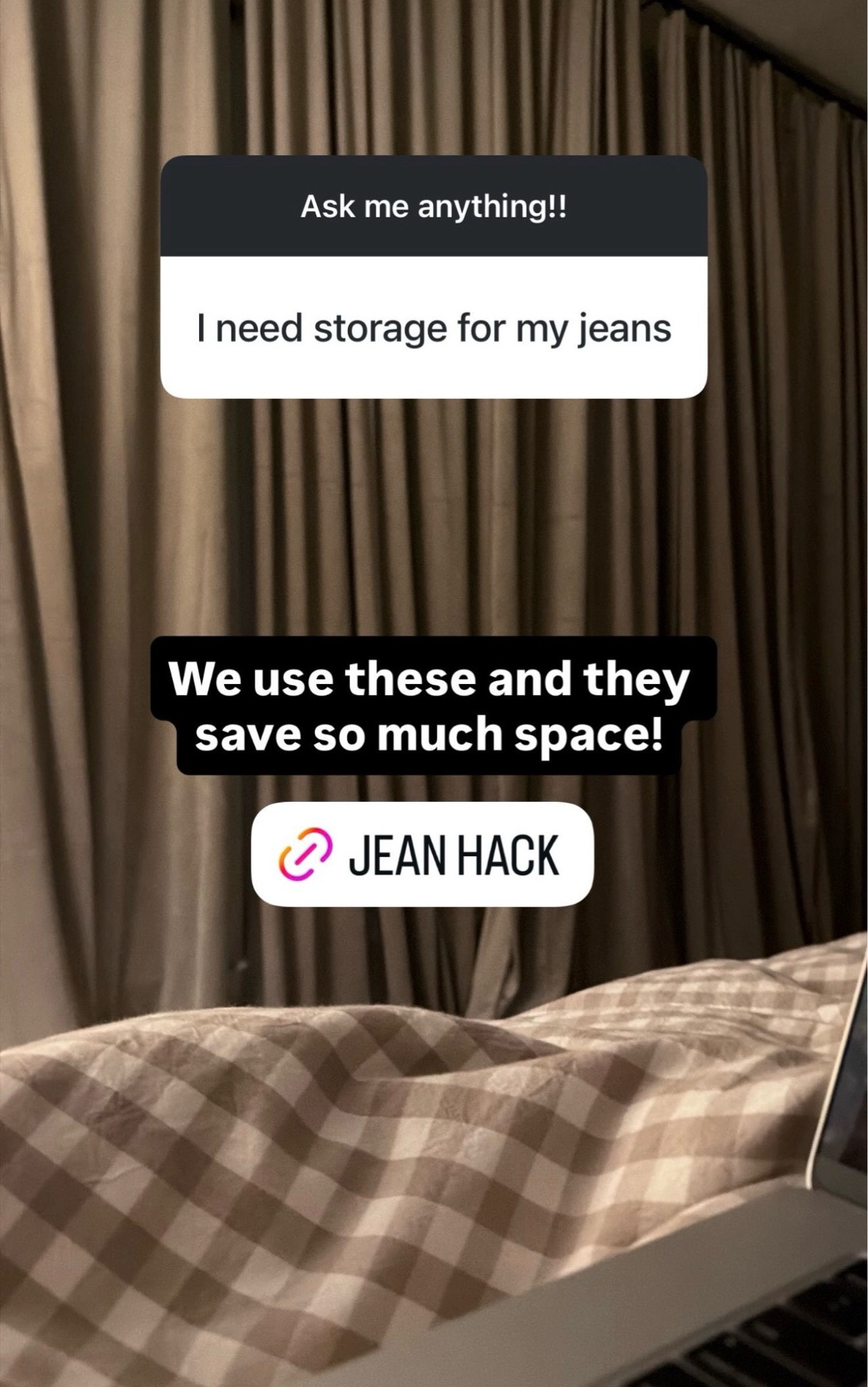 Jean storage hack

#LTKmomlife #LTKHome