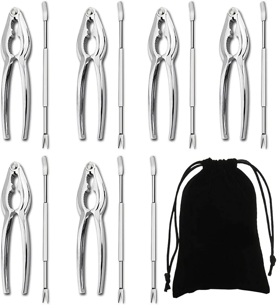 Artcome Seafood Tools Set including 7 Forks and 6 Lobster Crab Crackers Nut Cracker Set | Amazon (US)