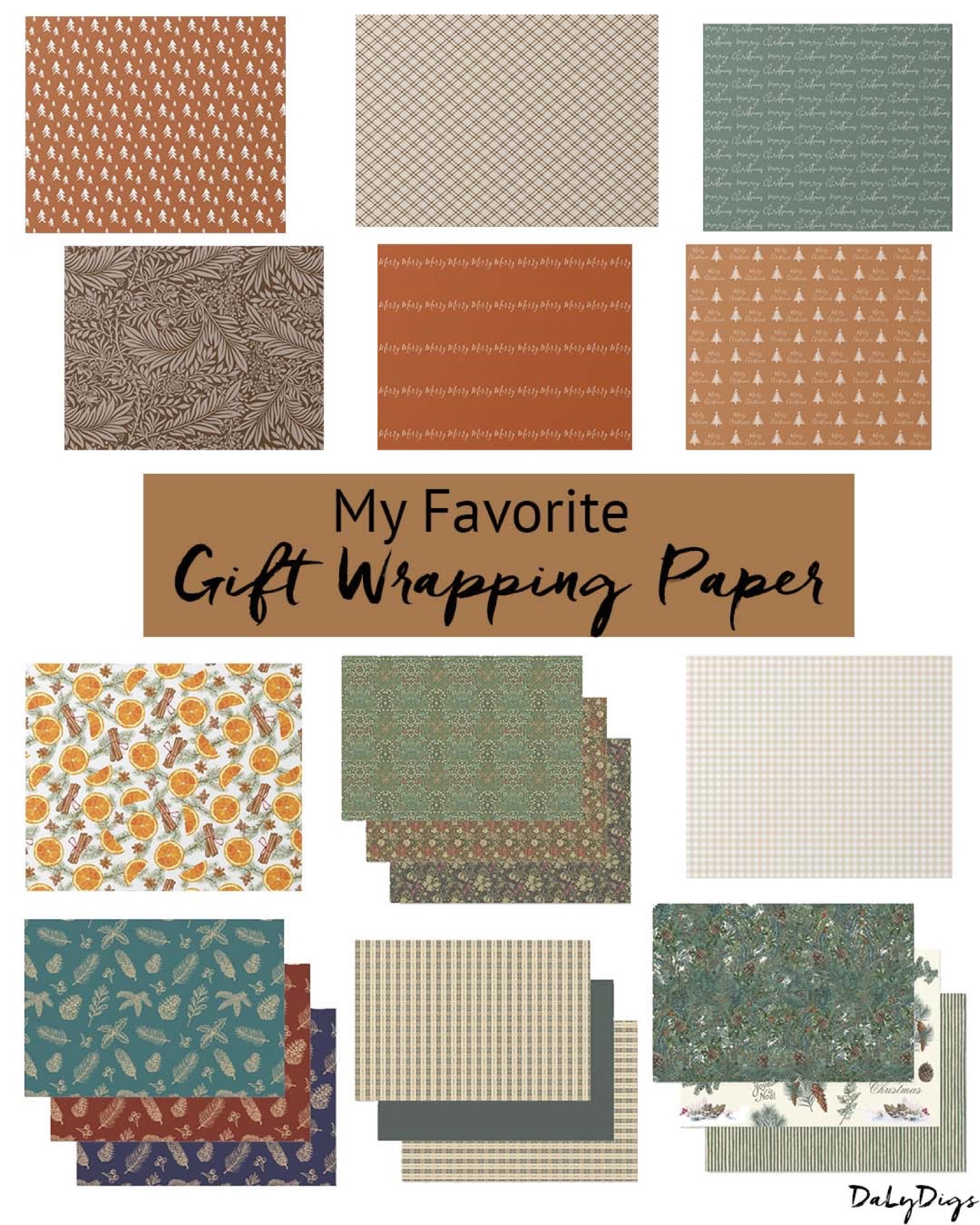 Rounding up all of my favorite warm-toned gift wrapping paper! And they’re all on sale today for #cybermonday. 

#LTKSeasonal #LTKHoliday