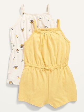2-Pack Sleeveless Jersey Romper for Baby | Old Navy (US)