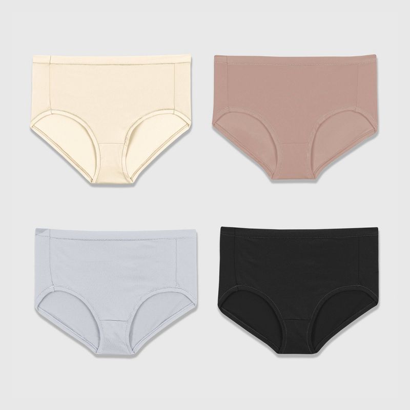 Hanes Premium Women's Cool & Comfortable Microfiber Briefs 4pk | Target