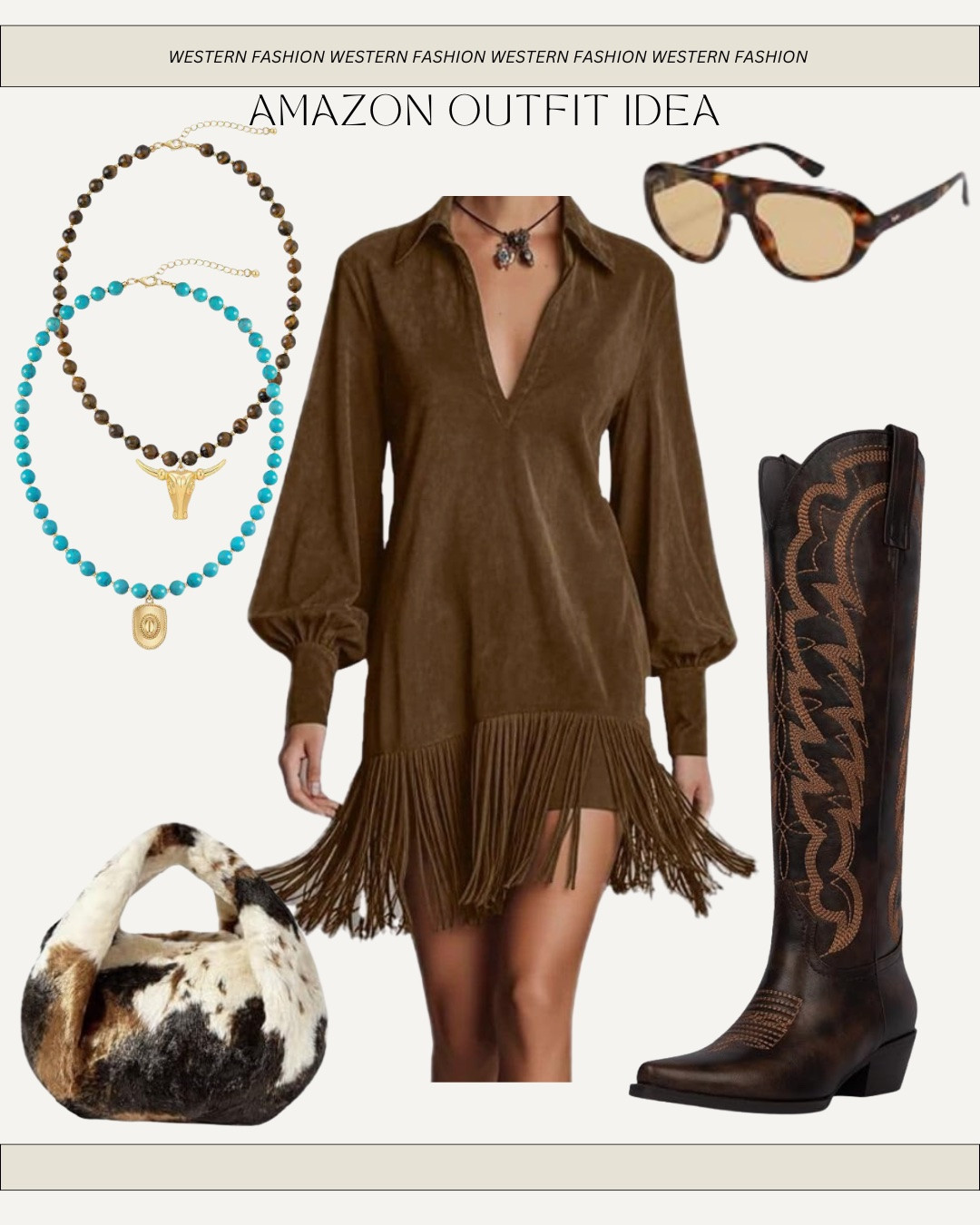 Fall transition outfit idea, friend western Amazon dress paired with a cute chocolate colored cowgirl boot, perfect for fall teachers business women
#amazonfinds

#LTKgrwm #LTKootd