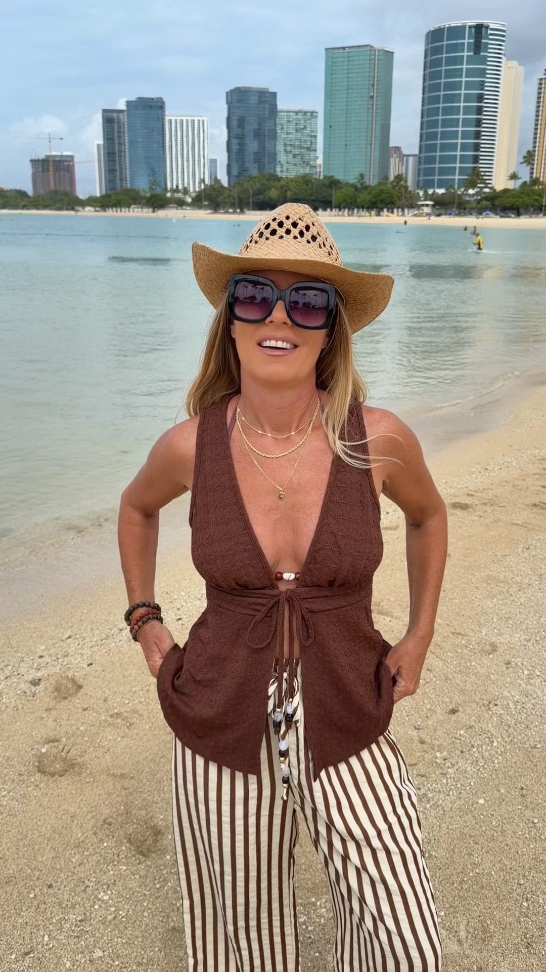 Obsessed with my Cupshe order! These pants are everything! Lightweight, pockets and drawstring at the waist. Top is going to be great for festival season! Bikini set comes with a little cover up skirt- so its 3 pieces!!

Use code ISLE15 for 15% off on orders $70+ @Cupshe 

#LTKSpringSale #LTKFestival #LTKootd