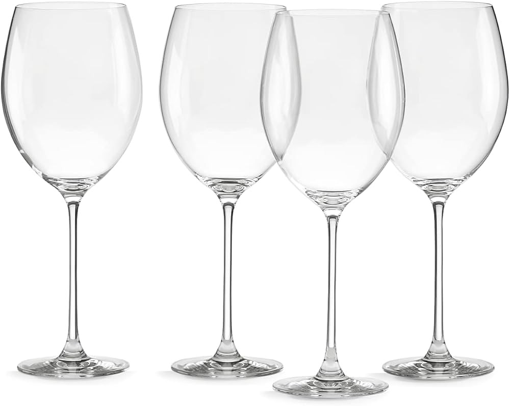 Lenox Tuscany Classics 4-piece Bordeaux Glass Set, 3.35 LB, Clear | Amazon (US)