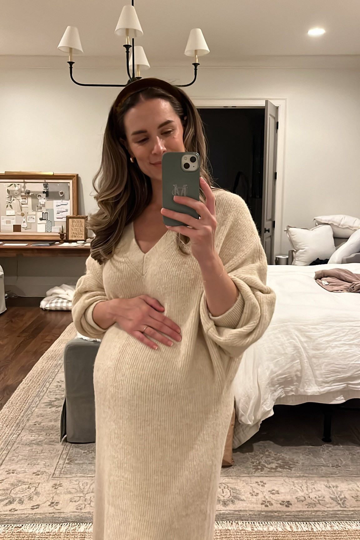 Thanksgiving at nine months pregnant in this cozy maxi sweater dress which is 30% off

#LTKCyberWeek #LTKBump #LTKHoliday