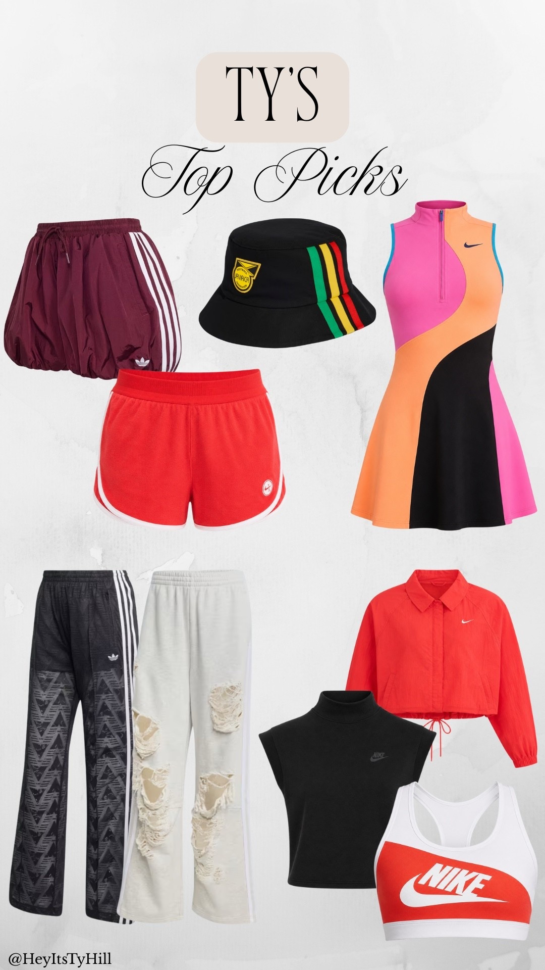 Sporty girl era officially activated ❤️🖤

These are the pieces I keep reaching for lately, comfy track pants, bold activewear, sporty dresses, and easy everyday staples that still make a statement. Perfect for errands, travel days, gym fits, or just wanting to look put together without trying too hard ✨

The colors in this roundup are TOO good.

#sportystyle #streetstylefashion #activewearfinds #casualstyle #everydayoutfits #comfystyle #fashionfinds #trendystyle #athleisurewear #outfitinspo #sportychic #springstyle #topsellerfinds

#LTKootd #LTKSeasonal #LTKTravel