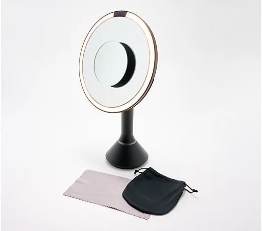 simplehuman 8" Sensor Mirror with 10x Detail Mirror - QVC.com | QVC