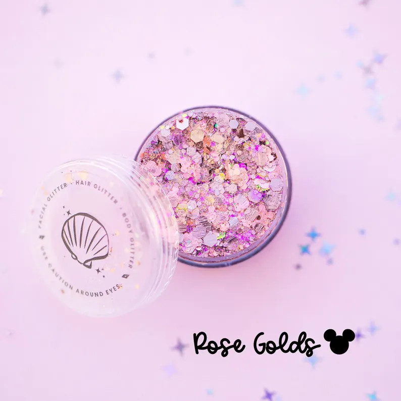 Body Glitter: Rose Golds with Mouse glitter | Etsy (Global)