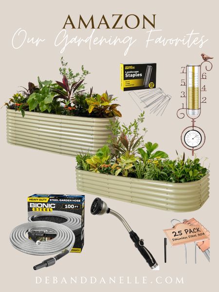 Last year, we finally got our garden planted. We used these raised garden beds from Vego which can be found on Amazon. Here were some of our favorite products. #garden #outdoors #home 

#LTKSeasonal