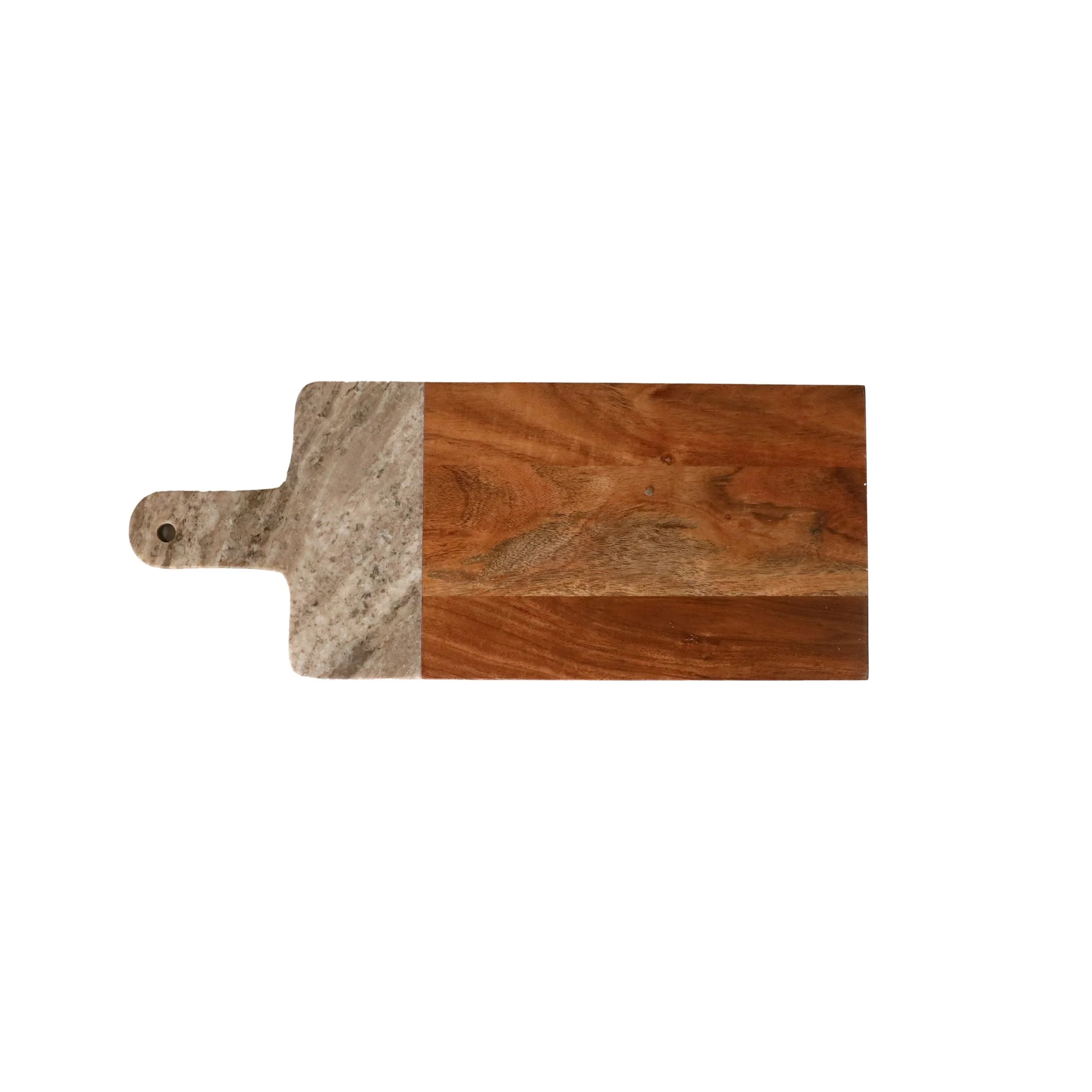 Better Homes & Gardens Natural Acacia Wood and Marble Charcuterie Board, One Size | Walmart (US)