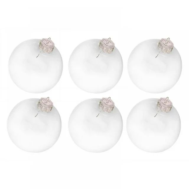 Catlerio Clear Plastic Fillable Ornament Balls Christmas DIY Craft Ball for Christmas Party Decor... | Walmart (US)