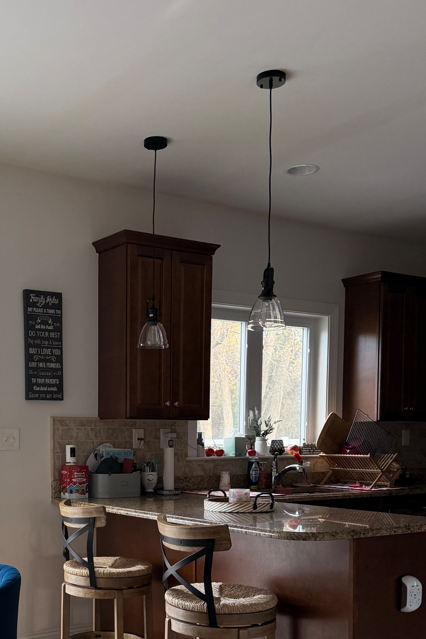 Still swooning over these glass pendant lights — they make the kitchen feel clean, bright, and timeless. Perfect for anyone wanting a simple update that changes the whole vibe. Linking my exact style + similar saves!


#pendantlights #kitchenlighting #kitcheninspo #glasspendantlights #modernfarmhouse #kitchendesignideas 

#LTKHome #LTKvlog #LTKgrwm