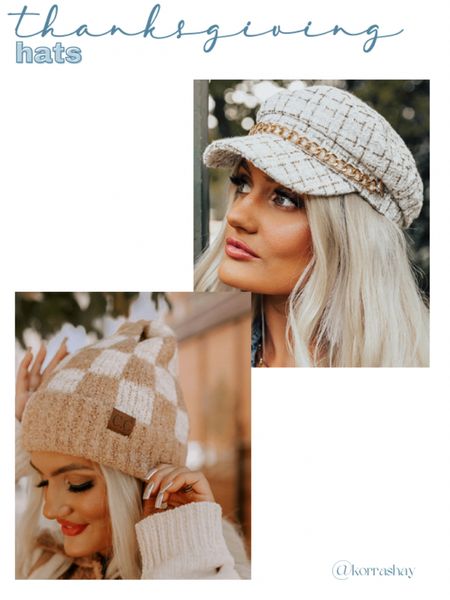 Thanksgiving cute hats for your thanksgiving 2022 outfit !

#LTKHoliday #LTKstyletip #LTKSeasonal