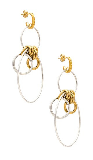 Boucle D'oreill Earrings in Silver & Dore | Revolve Clothing (Global)