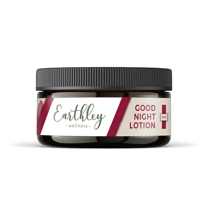 Earthley Wellness, Good Night Lotion, Magnesium Lotion, Apricot Oil, Shea Butter, Mango Butter, C... | Amazon (US)