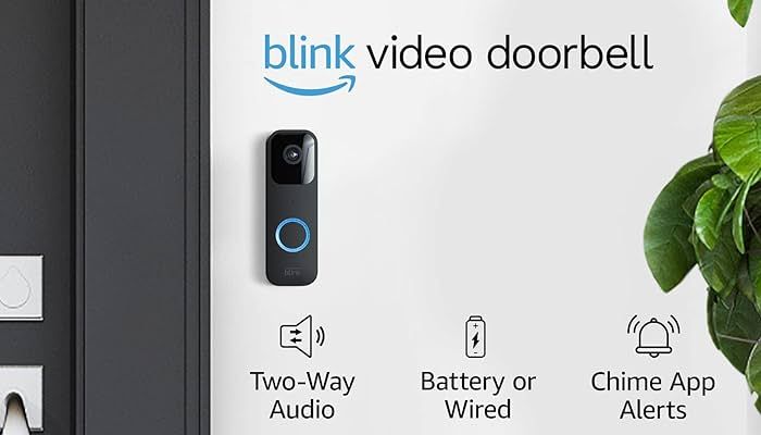 Blink Video Doorbell | Two-way audio, HD video, motion and chime app alerts and Alexa enabled —... | Amazon (US)