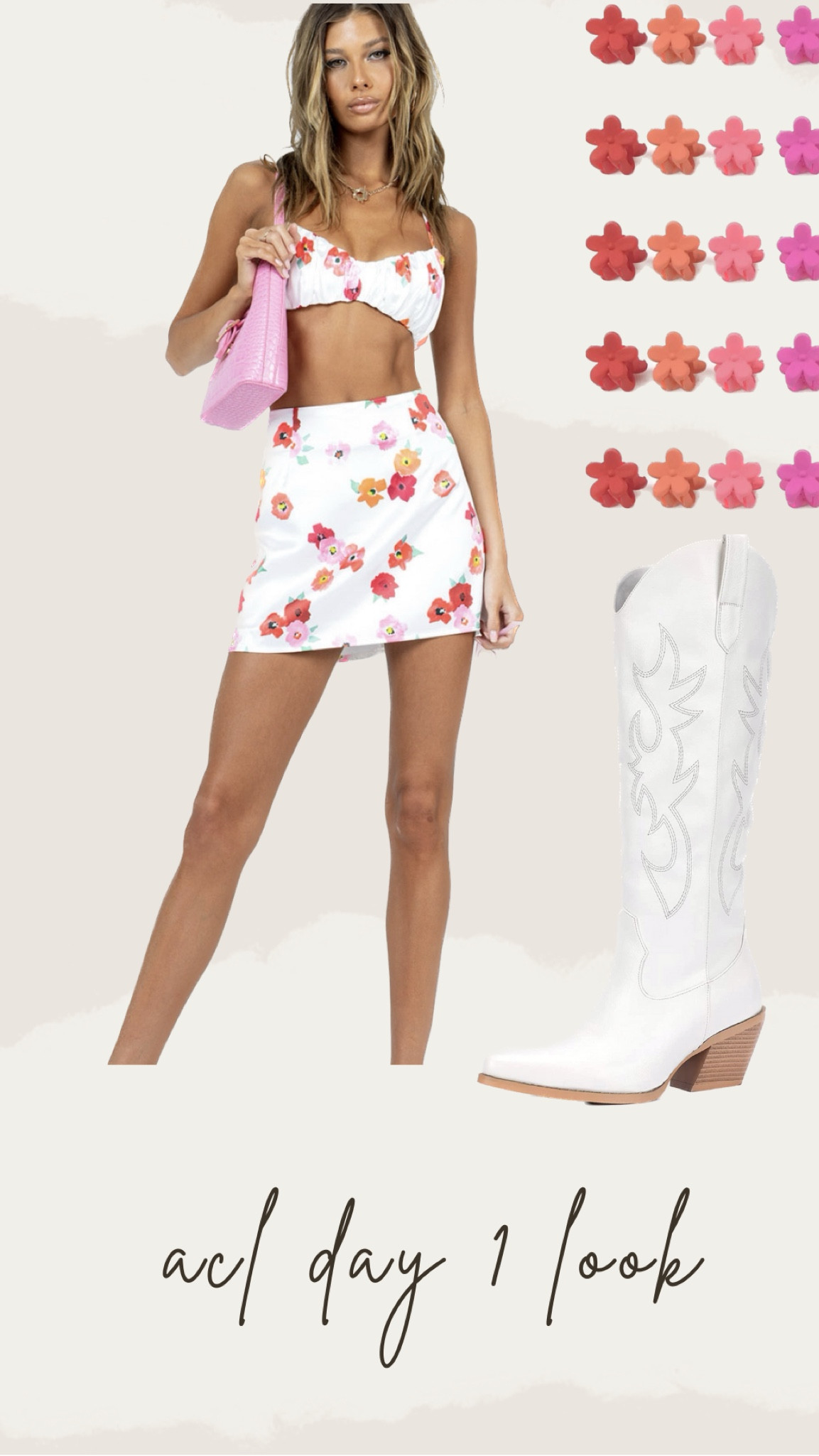 DAY ONE MUSIC FESTIVAL OUTFIT IDEAS💌
Princess polly is having 25% and this set is only $40. 
I did bubble braids with this little flower clips💌🌟

#LTKfindsunder50 #LTKsalealert #LTKstyletip