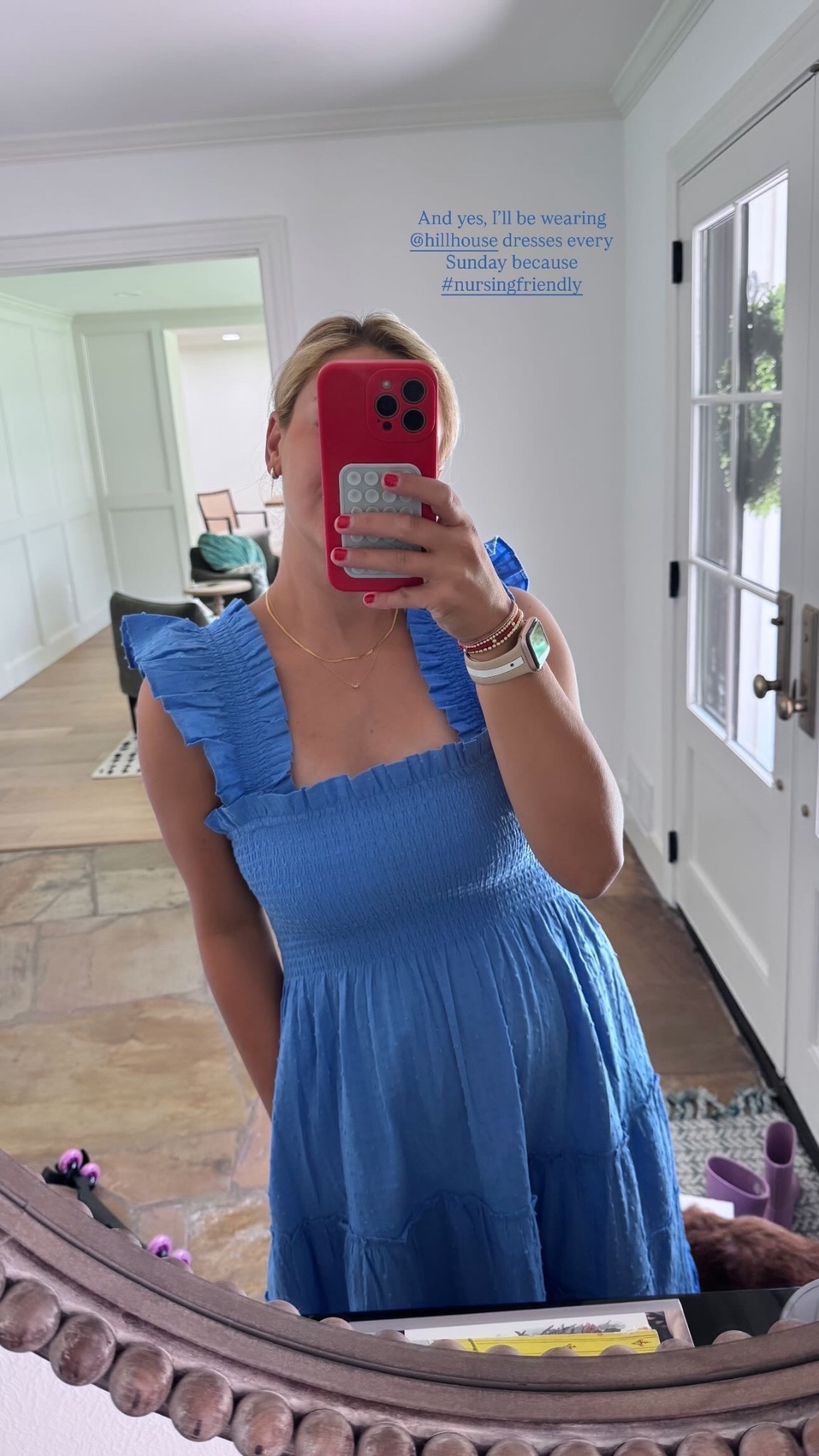 Hill house nap dress - nursing friendly 

#LTKBaby #LTKStyleTip