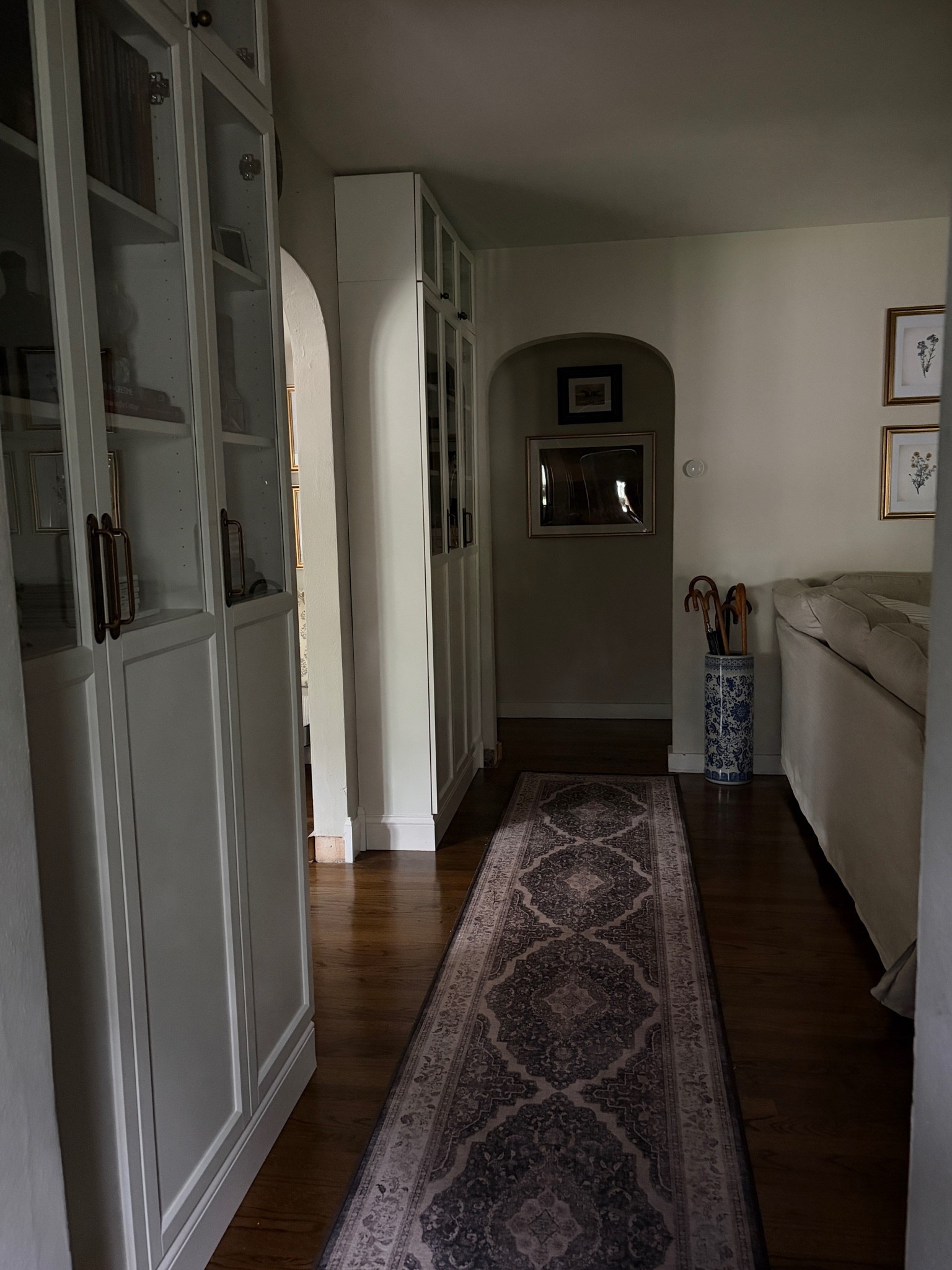 I have this rug in our living room, our entryway and along our built-ins. The brown palette is a perfect backdrop and the pattern keeps with the traditional feel.

#LTKHome