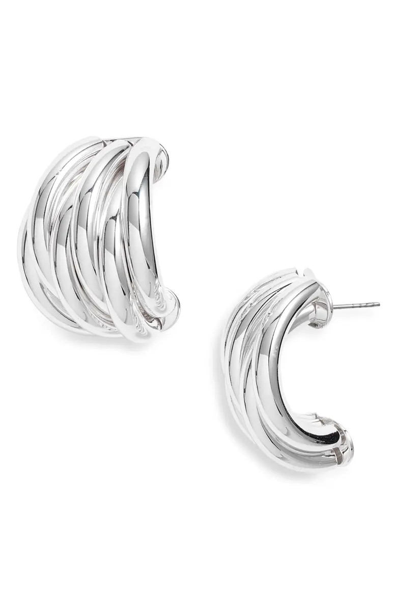 Ridge Hoop Earrings | Nordstrom