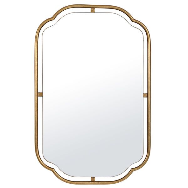 Selby Antique Gold Leaf Wall Mirror | Bellacor
