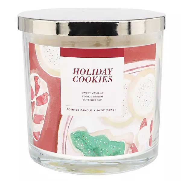 Sonoma Goods For Life® Holiday Cookies Single Pour 14-oz. Candle Jar | Kohl's