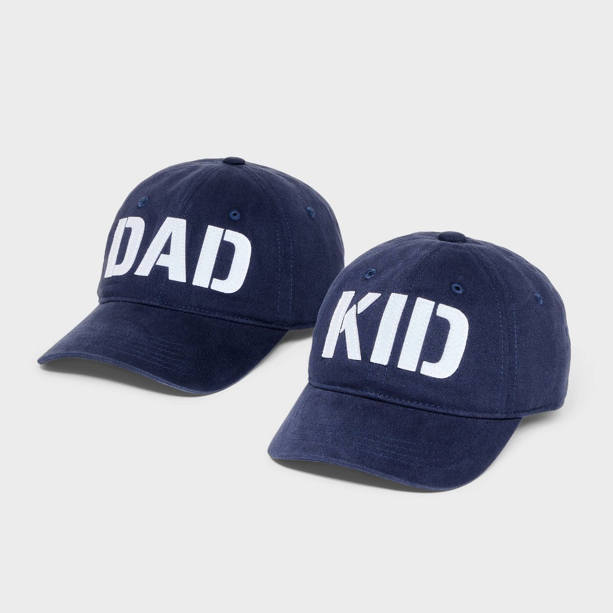 Men's Cotton Dad/Kid Baseball Hat - Goodfellow & Co™ Navy Blue | Target