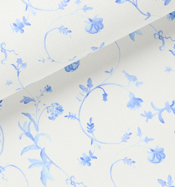 Paperweave Wallpaper - Blue Botanical | Hill House Home